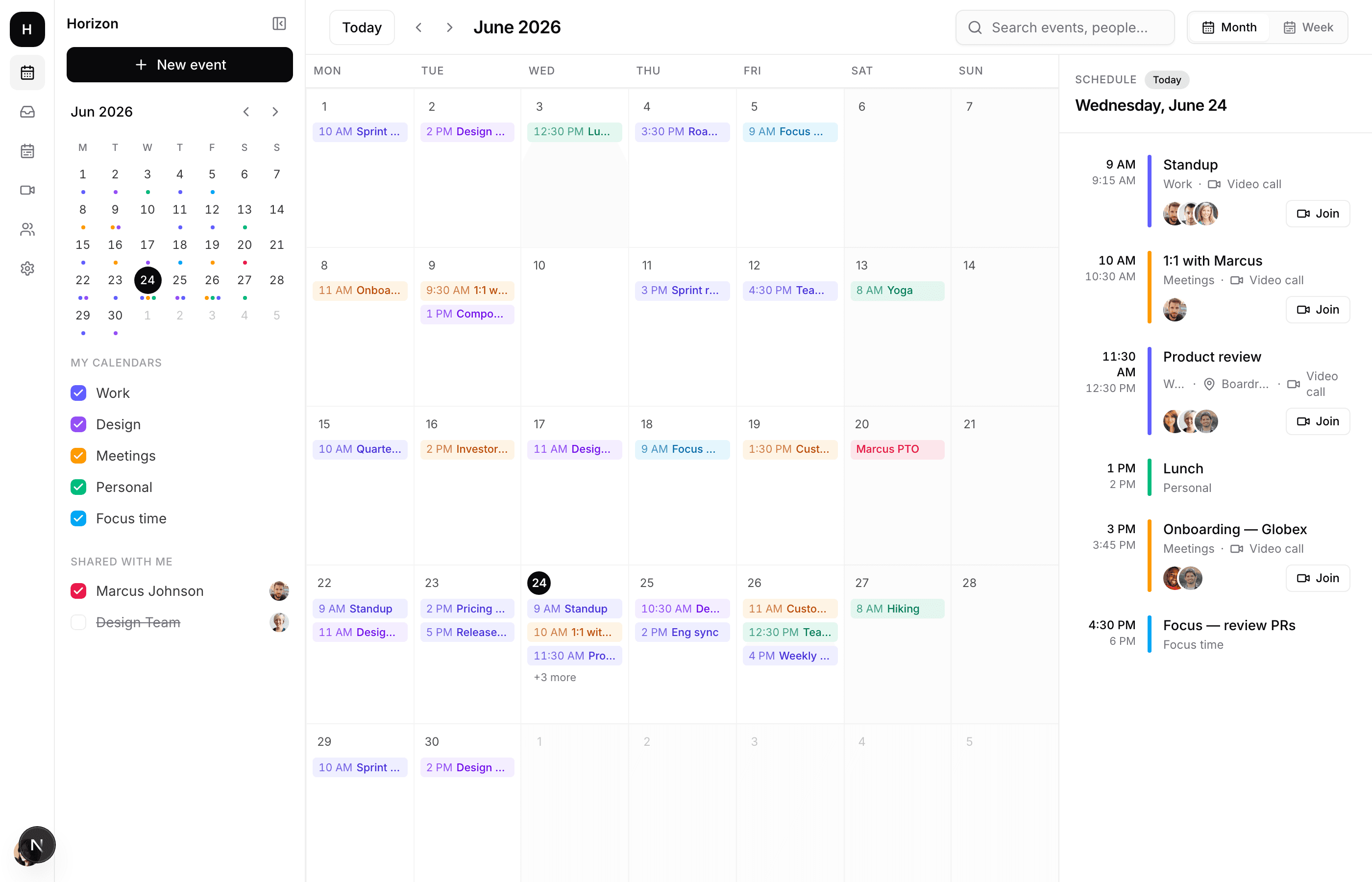 calendars