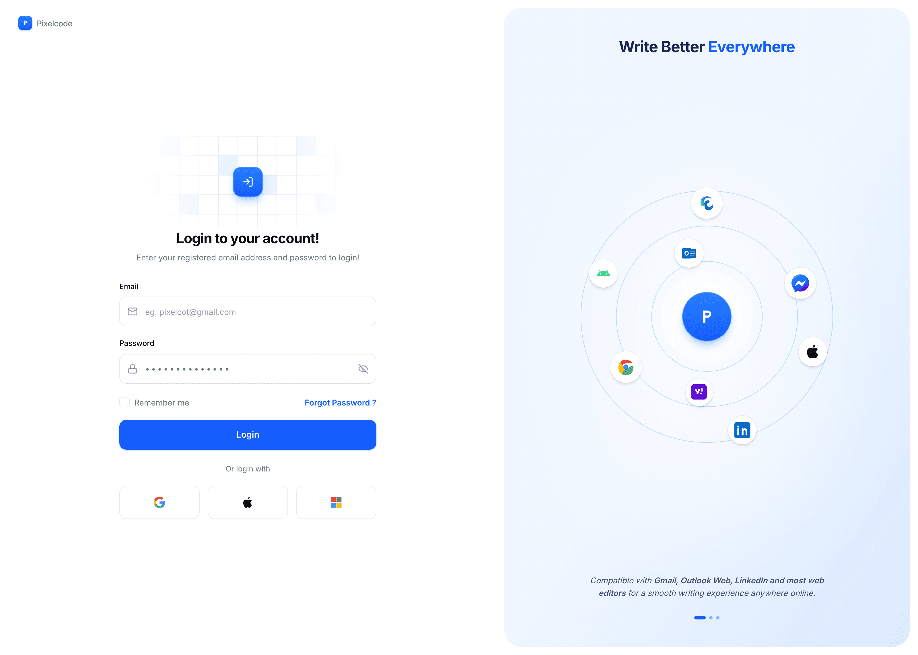 login-pages